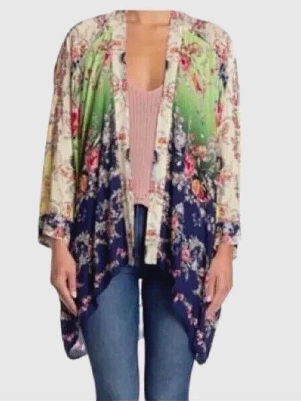 Johnny Was Maypo Ombré Kimono Cover Up